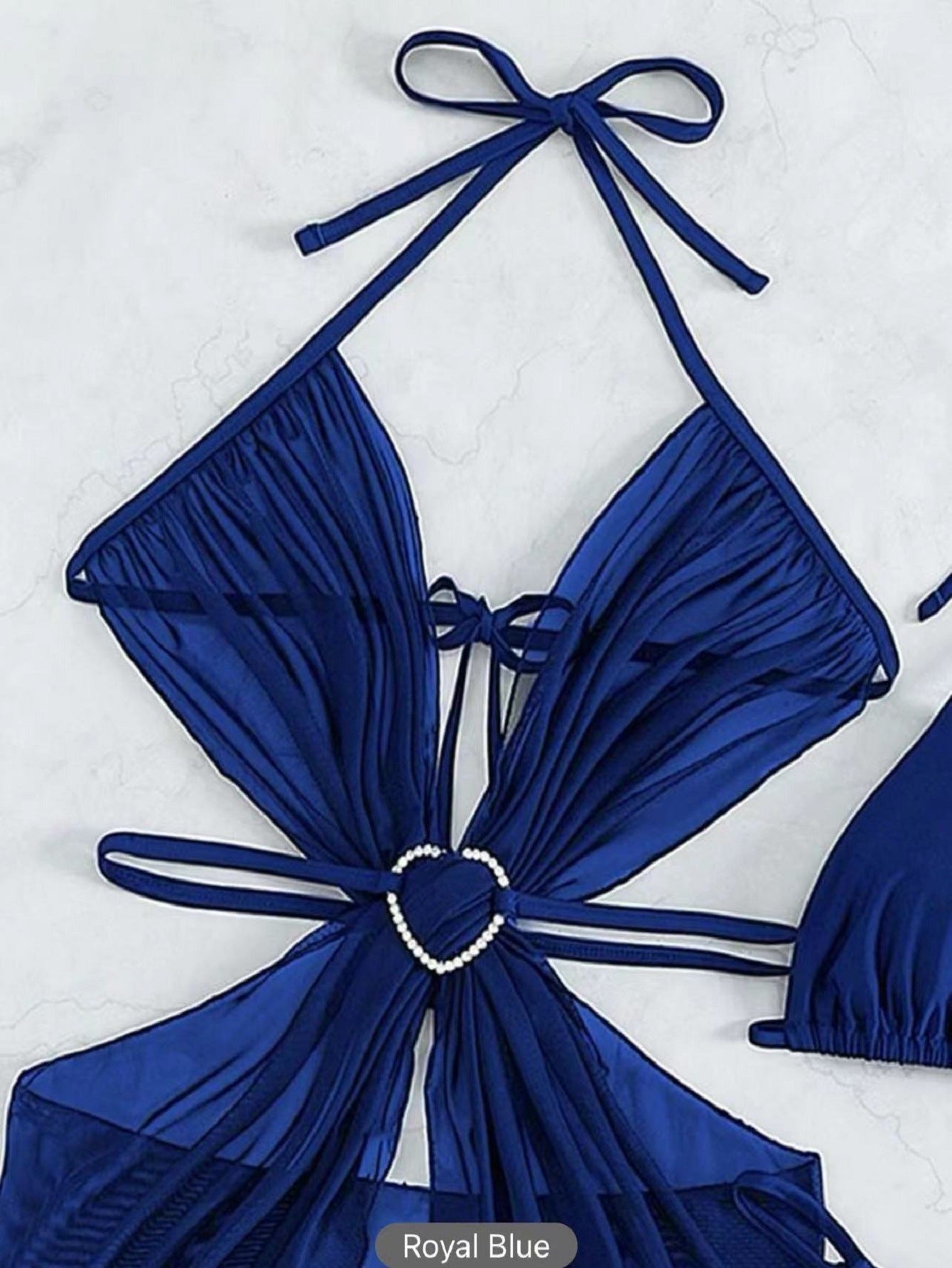 Chic 3-Piece Halter Neck Bikini Set for Women